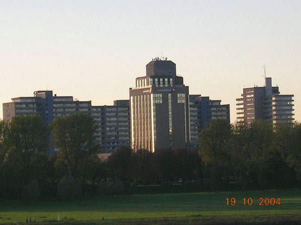 blick richtung  neuss