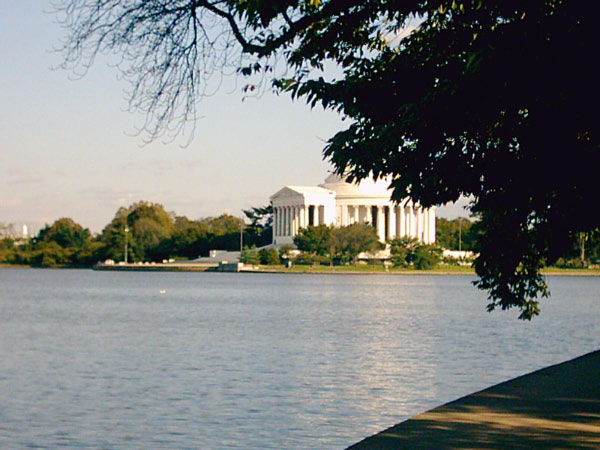 von roosevelt memorial zum jefferson memorial